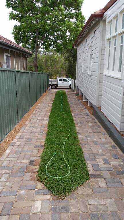 Paving for a driveway